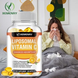 Liposomal Vitamin C - Ascorbic Acidfor, Skin Bones & Joints, Enhance Immunity - Picture 1 of 13