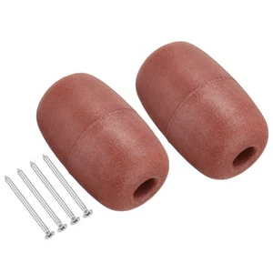 4.33" x 2.76" Rope Float Buoy Set, 2 Pcs 270g Water Floats Rope, Red - Picture 1 of 5