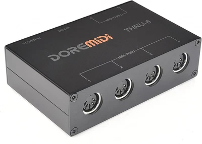 MIDI Thru 6 Box USB MIDI Interface 1-In 6-Out Wired Transmission with High-Speed - Image 1 of 4
