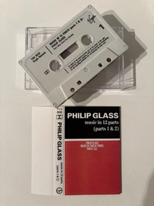 PHILIP GLASS - MUSIC IN 12 PARTS (PARTS 1 & 2) (UK ISSUE CASSETTE TAPE) - Picture 1 of 5