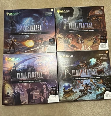 Magic The Gathering: Final Fantasy Scene Box Bundle Set of 4 New Ready To Ship - Image 1 of 2
