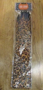 Long Finger Nail Leopard Design Gloves Adult Size - Picture 1 of 7