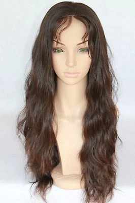 20" Brazilian Wave 4# Medio Marrón Indio Remi Cabello Humano Encaje Frontal Peluca/Pelucas Foto 1 de 3