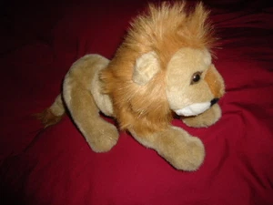 Peluche 12" Aplauso Macho León Gato Marrón Tostado Beige Etiquetas Tush - Imagen 1 de 8
