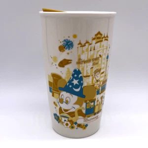 Disney World 50th Anniversary Starbucks Vault Hollywood Studios Ceramic Tumbler - Picture 1 of 5