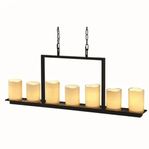 allen + roth Harpwell 7-Light Oil Rubbed Bronze Traditional Chandelier - Picture 1 of 14