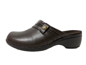 Croft & Barrow Women's Brown Slip On Mules Shoes Slides size 8M - Picture 1 of 7