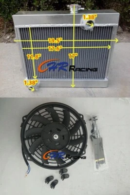 Radiador + VENTILADOR para TOYOTA COROLLA KE30 KE38 KE55 KE70 84 83 82 MT 1974-1985 Foto 1 de 4