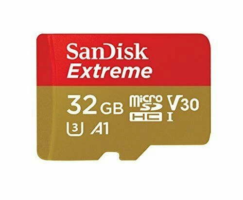 SanDisk Extreme 32GB Micro SD V30 microSDHC Memory Card - SDSQXAF-032G-GN6MA