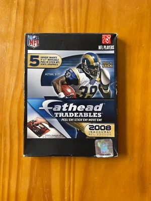 NFL Fathead Tradeables 5 5"x7" Vinyl Graphics 2008 Inaugural Edition Rare New - Image 1 of 4