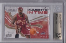 LEBRON JAMES 2010 Panini Rookies & Stars Moments In Time Gold /500 BGS 9.5 Pop 1