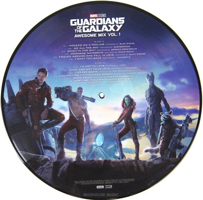 GUARDIANS OF THE GALAXY LP- Awesome Mix Vol.1 PICTURE DISC Sealed in PVC — 第 1/4 张图片