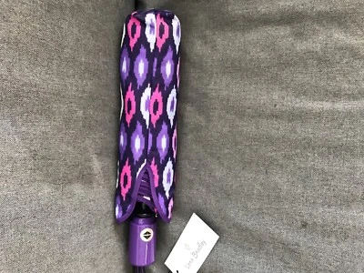 Guarda-chuva Vera Bradley Lilás Ikat NOVO #14950-670 - Imagem 1 de 2