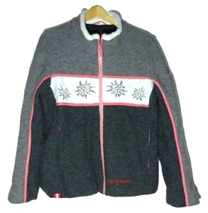 ALMGWAND Jacke gr. 42 Grau Damen Wolle + Polyester Fleecejacke - Bild 1 von 6