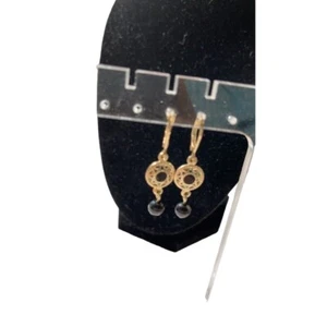 Gold toned dangle earrings - Picture 1 of 3