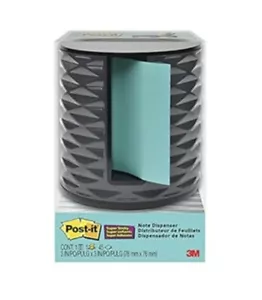 3M Dispenser f/Pop-up Notes Vertical 1-1/4"x3-3/4"x3-3/4" DGY ABS330B - Picture 1 of 3