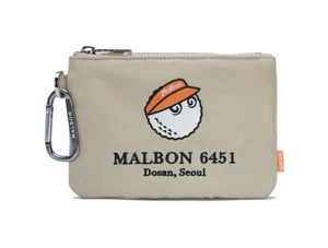 [Malbon Golf Korea] [MALBON 6451] Dosan Exclusive Small Pouch IVORY - Picture 1 of 8