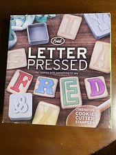 Cookie Cutters Fred LETTER PRESSED Type-Style Stampers, Set of 28