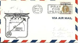 First Airmail Flight Independence KS March 13 1961 AAMC#81N78 - Picture 1 of 1