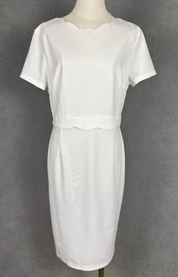 Vestido para mujer Grace Karin línea A trabajo/casual blanco grande usado. Foto 1 de 4