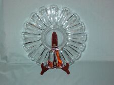 Vintage Heisey Glass Coarse Rib 12 Inch Serving Platter