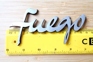 FUEGO SCHRIFT RENAULT AUTO ABZEICHEN 13cm. - Bild 1 von 2