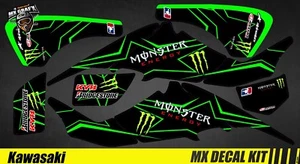 Kit Déco Quad pour / Atv Decal Kit for Kawasaki KFX 400 - Monster 2 - Imagen 1 de 1