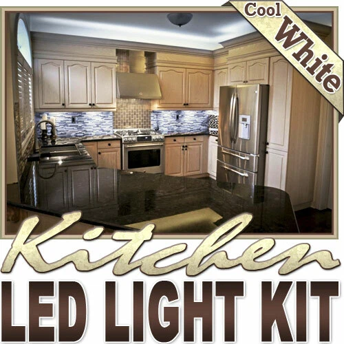 Kitchen Counter Cabinet LED Lighting Strip + Dimmer + Remote + Wall Plug 110V - Image 1 of 1