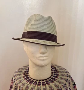 Pinguin hellblau Papier Fedora lila Band & Borte 1,5" Krempe 5" Krone 23" Kreis - Bild 1 von 4