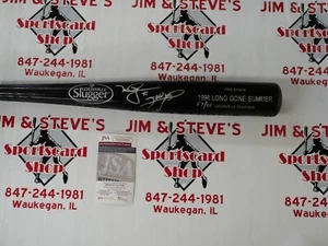MARK MCGWIRE SAMMY SOSA SIGNED LOUISVILLE SLUGGER BAT 1998 LONG GONE SUMMER /98 - Picture 1 of 4