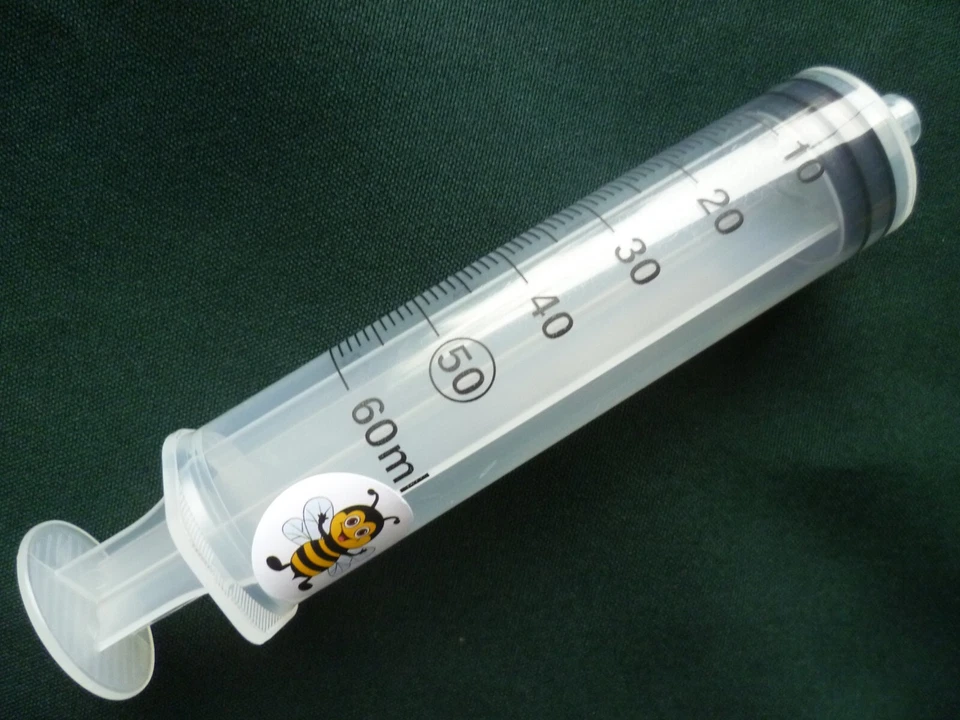 Einwegspritze 50/60 ml für Dosierung Ameisensäure Milchsäure Oxalsäure APIFORMES