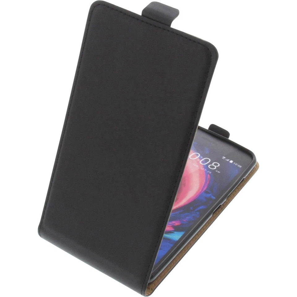 Borsa Per HTC Desire 10 Pro FlipStyle Custodia Per Telefono Flip Case Nera - Immagine 1 di 1