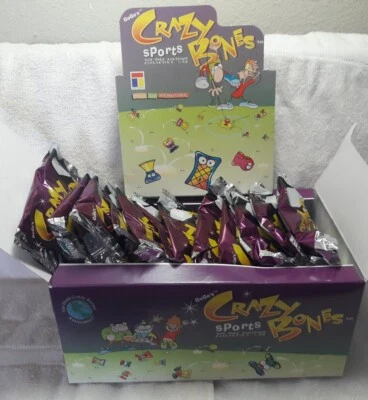 Lot of 36 ORIGINAL GoGo's CRAZY BONES SEALED FOIL PACKS "SPORTS" VERSION ☆ - Image 1 of 4