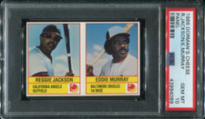 PSA 10 GEM MINT 1986 DORMAN'S CHEESE REGGIE JACKSON / EDDIE MURRAY ORIOLES B143