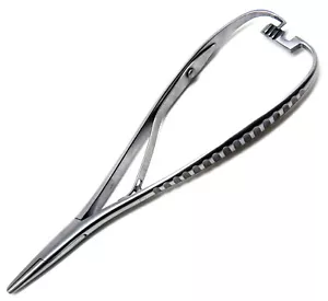 New Mathieu TC Forceps Pliers Dental Needle Holder Hemostat Surgical Instruments - Picture 1 of 8