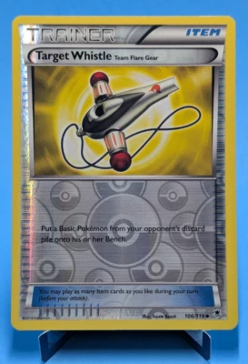Target Whistle 106/119 Pokémon TCG 2014 Phantom Forces Trainer Item Reverse Holo - Image 1 of 3