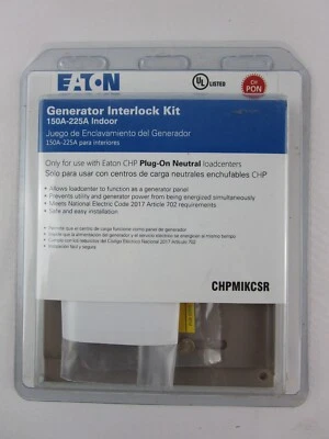 EATON CHPMIKCSR Generator interlock 200 Amp CH series Cutler Hammer Plug on Neutral