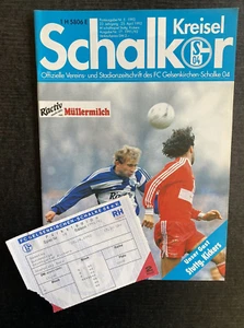 BL 91/92 FC Schalke 04 - Stuttgarter Kickers inklusive Ticket, 25.04.1992 - Bild 1 von 9