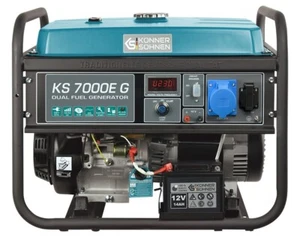 5000 W Gas- u. Benzin-Generator Stromaggregat Stromerzeuger KS 7000E G - Bild 1 von 8