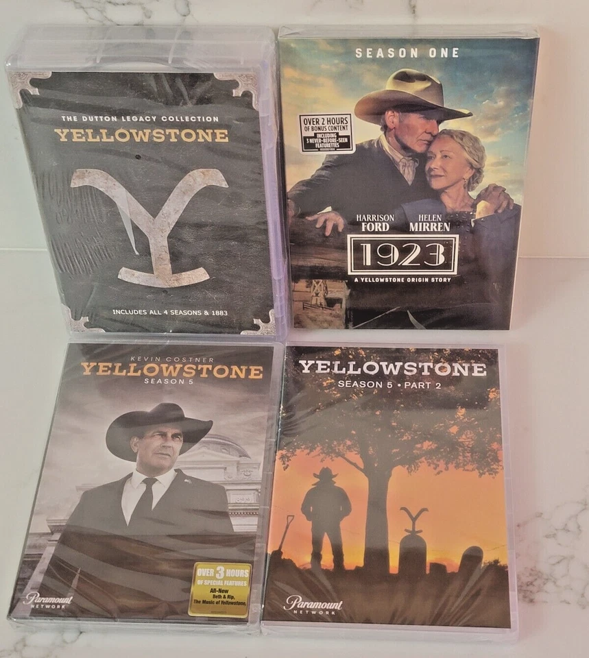 Yellowstone Complete Series Seasons 1-2-3-4-5 + 1883+1923 *NEW - Image 1 of 1