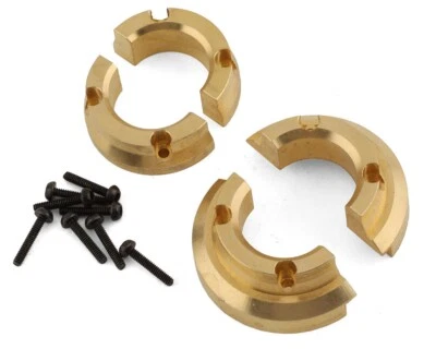 Axial 302004 Knuckle Weights, Brass 5.2g/9.2g (4): SCX24, AX24 - Image 1 of 4