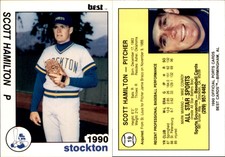 Scott Hamilton 1990 Best Stockton Ports #19 Card *AutographDen*