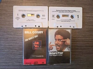 Richard Pryor That N*****'s Crazy & Bill Cosby For Adults Only Cassettes Standup - Picture 1 of 2