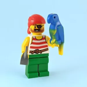 Paura Minifigure Lego Pirata Bucaniere con Pappagallo e Spada Cutlass Matey! - Foto 1 di 4