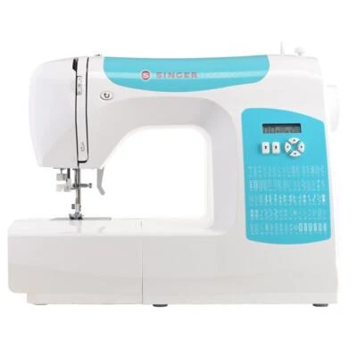 Singer C5205-TQ Computer Nähmaschine aqua blau (türkis) einfache Bedienung - Bild 1 von 4