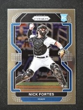 2022 Prizm Baseball Tier II Base #172 Nick Fortes - Miami Marlins