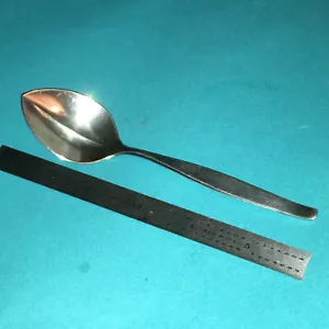 ANTIQUE 800 SILVER SPOON BRUCKMANN & SOHNE GERMANY MCM ATOMIC 6" SPACE AGE 1950S - Imagen 1 de 4
