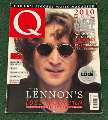 Q Magazine UK February 2010 John Lennon Issue - Image 1 of 3