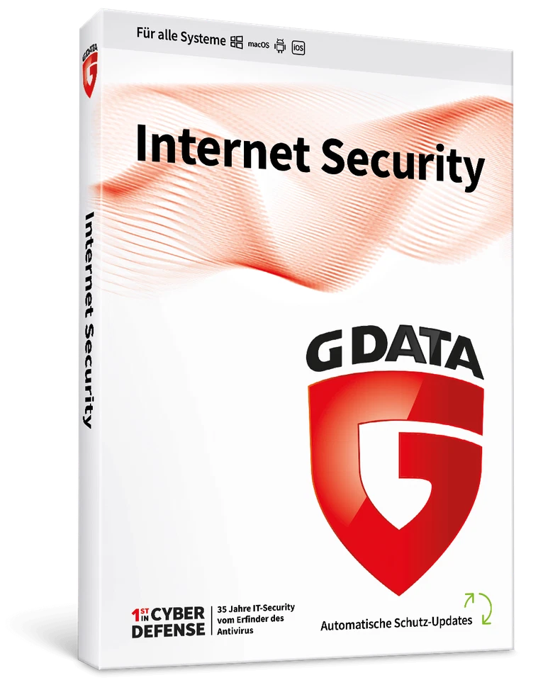G Data Internet Security  1 oder 3 Geräte  Mac Windows-PC 2024 - 2025 - Bild 1 von 1