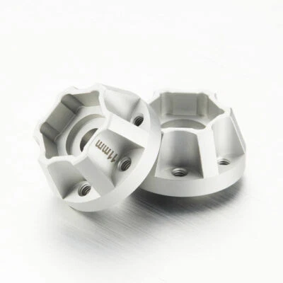 2PCS 1.9" Wheel Axle Hub Hubs 11mm widen Hex Connector 12MM AXIAL SCX-10 #1507 - Image 1 of 4